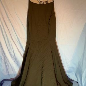 Stunning Sleek black Cross Back Dress